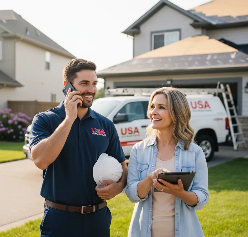 USA Roof Repair Experts customer support in Melville